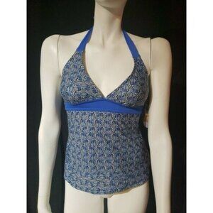 NWT PRANA LAHARI TANKINI TOP XS SWIMSUIT BIKINI TOP SEASHELLS $70 BEACH POOL